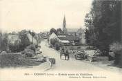 45 Loiret / CPA FRANCE 45 "Cernoy, entrée route de Châtillon"