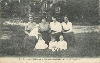 / CPA FRANCE 45 "Saint Jean le Blanc, La Cerisailles" / ENFANTS