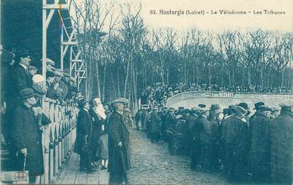 / CPA FRANCE 45 "Montargis, le Vélodrome, les tribunes"