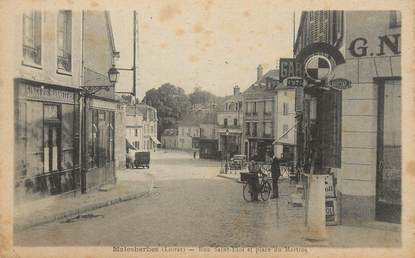 / CPA FRANCE 45 "Malesherbes, rue Saint Eloi, et place du Martroi"