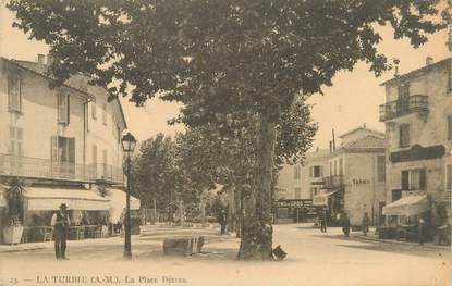 / CPA FRANCE 06 "La Turbie, la place Détras"