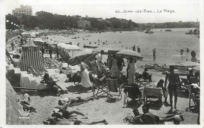 / CPSM FRANCE 06 "Juan Les Pins, la plage"