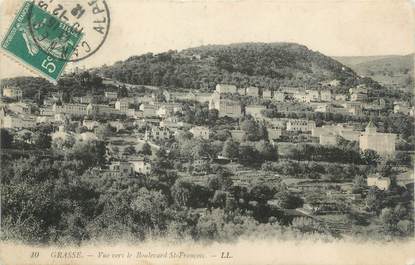 / CPA FRANCE 06 "Grasse, vue vers le Boulevard Saint François"