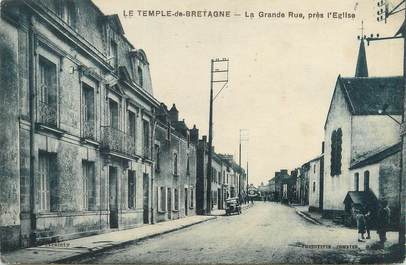 / CPA FRANCE 44 "Le Temple de Bretagne, la grande rue près l'église"