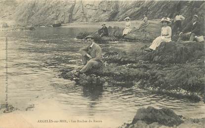 CPA FRANCE 66 "Argelès sur Mer, les Rochers du Racou"