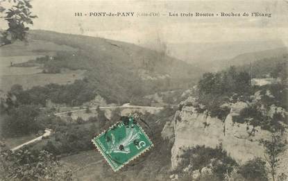 CPA FRANCE 21 "Pont de Pany, Roches de l'Etang"