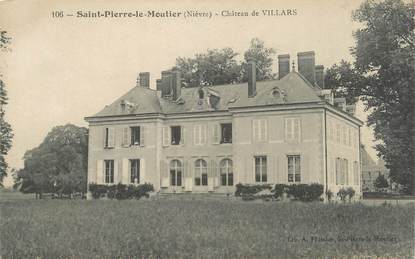 / CPA FRANCE 58 "Saint Pierre le Moutier, château de Villars"