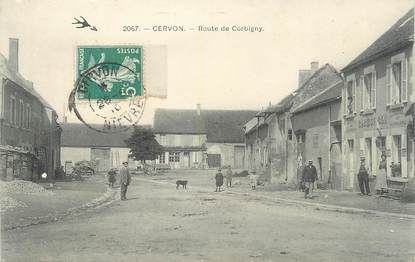 / CPA FRANCE 58 "Cernon, route de Corbigny"