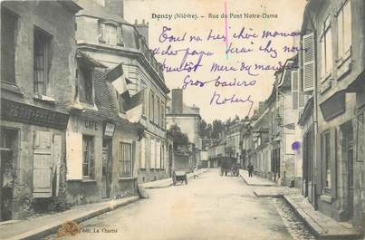 / CPA FRANCE 58 "Donzy, rue du Pont Notre Dame"