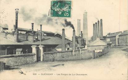 / CPA FRANCE 58 "Guerigny, les forges de la Chaussade"