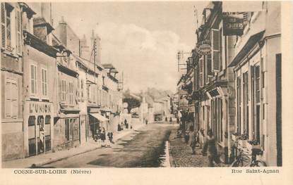 / CPA FRANCE 58 "Cosne sur Loire, rue Saint Aignan"