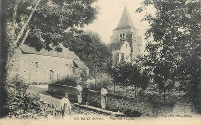 / CPA FRANCE 58 "Saizy, vue sur l'église"