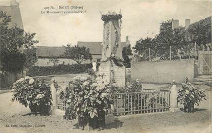 / CPA FRANCE 58 "Saizy, le monument commémoratif"