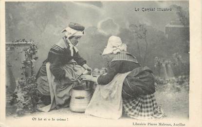 / CPA FRANCE 15 "Le cantal illustré" / FOLKLORE