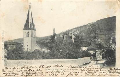 / CPA FRANCE 39 "Beaufort du Jura, l'église"