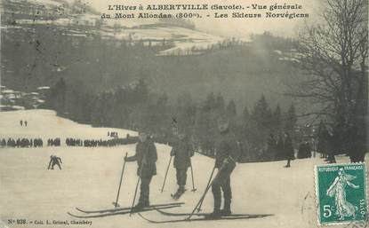 / CPA FRANCE 73 "Albertville, vue générale" / SKI