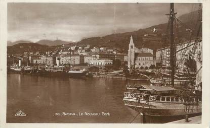 / CPA FRANCE 20 "Corse, Bastia, le nouveau port"