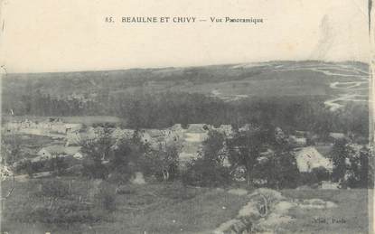 / CPA FRANCE 02 "Beaulne et Chivy, vue panoramique"