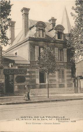 / CPA FRANCE 02 "Soissons, hôtel de la Tourelle"