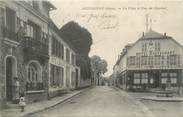 02 Aisne / CPA FRANCE 02 "Jaulgonne, la place et rue du Charmel"