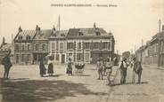 02 Aisne / CPA FRANCE 02 "Origny Sainte Benoite, grande place"