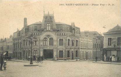 / CPA FRANCE 02 "Saint Quentin, place Foy"