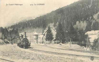 / CPA FRANCE 15 "Le Lorian" / TRAIN