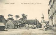 15 Cantal / CPA FRANCE 15 "Ségur les Villas, la grande rue"
