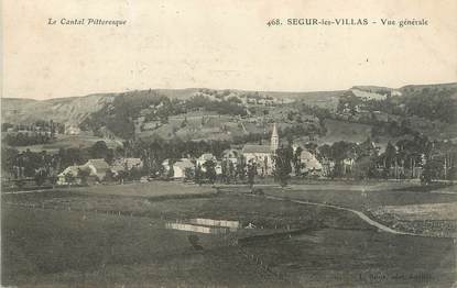 / CPA FRANCE 15 "Ségur les Villas, vue générale"