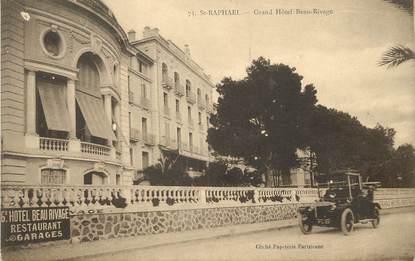 / CPA FRANCE 83 "Saint Raphaël, grand hôtel Beau Rivage"
