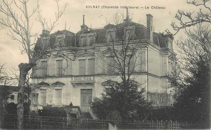 / CPA FRANCE 17 "Aulnay, le château"