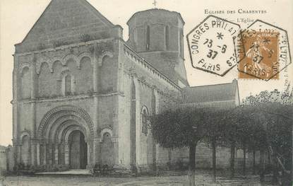 / CPA FRANCE 17 "Bois, l'église"