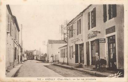 / CPA FRANCE 17 "Andilly, la rue principale"