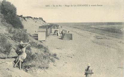 / CPA FRANCE 17 "Ile de Ré, plage de la Couarde"