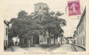 17 Charente Maritime / CPA FRANCE 17 "La Flotte, l'église et la grande rue"