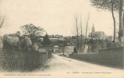 / CPA FRANCE 61 "Flers, arrivée par la route d'Aubusson"