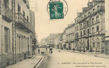 / CPA FRANCE 61 "Alençon, rue principale de la ville"