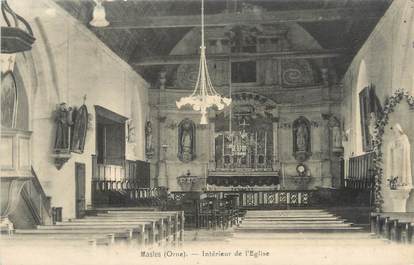 / CPA FRANCE 61 "Masles, intérieur de l'église"