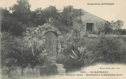 / CPA FRANCE 83 "Saint Raphaël, maison close, habitation d'Alphonse Karr"