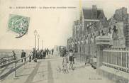 80 Somme / CPA FRANCE 80 "Cayeux sur Mer, la digue et les nouvelles cabines"