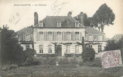 / CPA FRANCE 80 "Neuvillette, le château"