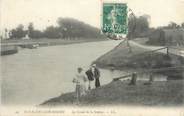 80 Somme / CPA FRANCE 80 "Saint Valéry sur Somme, le canal de la Somme"