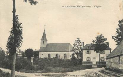 / CPA FRANCE 80 "Vadencourt, l'église"