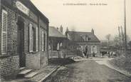 80 Somme / CPA FRANCE 80 "Saint Léger les Domart, route de Saint Ouen"