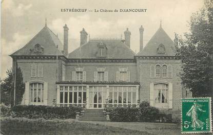 / CPA FRANCE 80 "Estréboeuf, le château de Drancourt"