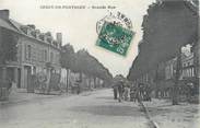 80 Somme / CPA FRANCE 80 "Crécy en Ponthieu, grande rue"