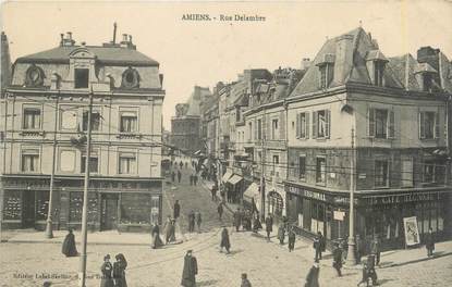 / CPA FRANCE 80 "Amiens, rue Delambre "