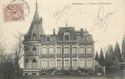 / CPA FRANCE 80 "Doullens, le château d'Hamancourt"