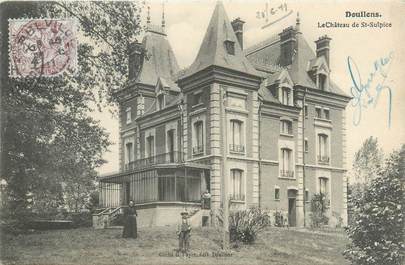 / CPA FRANCE 80 "Doullens, le château de Saint Sulpice"