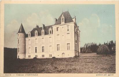 / CPA FRANCE 58 "Glux, château d'Aboville"